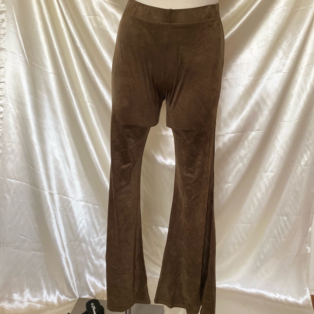 Green Olive Bell Foot Pants